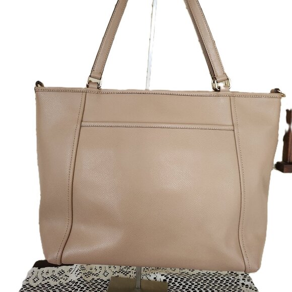 Euc Coach Light Tan Leather Shouder Bag Tote Purse - Picture 2 of 14